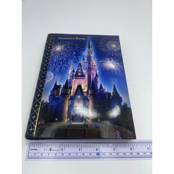 Walt Disney World Address Book A-Z Magic Kingdom Cinderella's Castle Unused - Picture 8 of 9